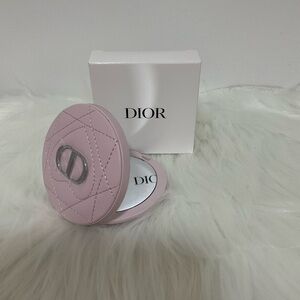 Dior Pink Quilted Compact Mirror